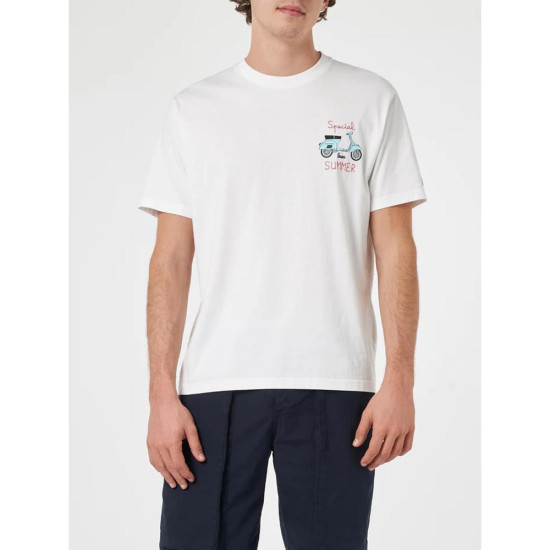 MC2 Saint Barth Ανδρική κοντομάνικη μπλούζα Cotton Classic T Shirt